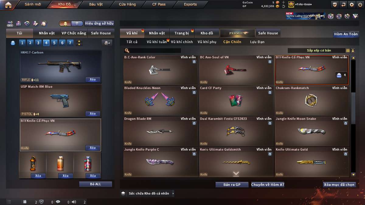 shop acc cf uy tin gia re